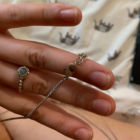 Long necklace peacock - Picture 3 of 4